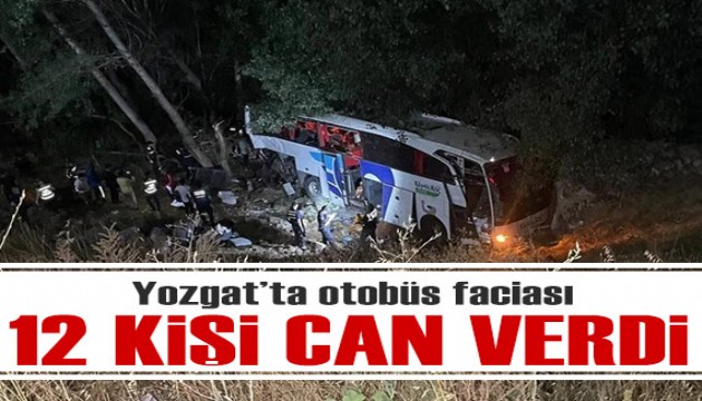 Yozgat'ta yolcu otobüsü kazası: 12 kişi can verdi!